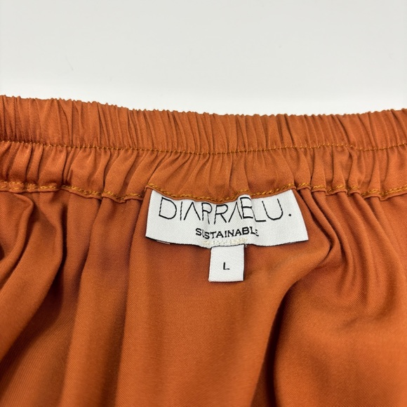 DIARRABLU Sustainable Kudi Maxi Dress - Solid Rust - Picture 8 of 9